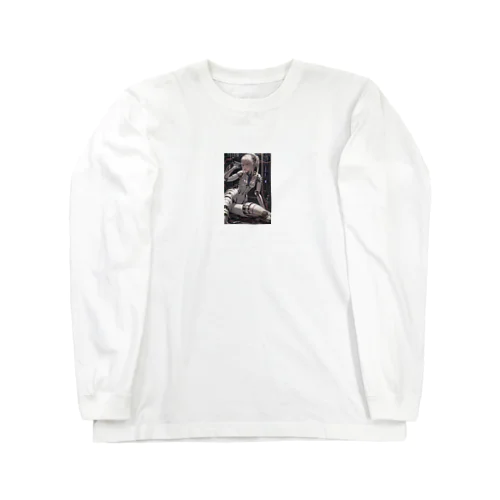 メカニカルシンセゾンビガールのイラストのグッズ　#3 Long Sleeve T-Shirt