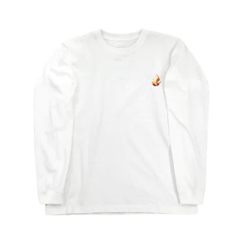 ピクセル　Fire Long Sleeve T-Shirt