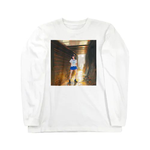 路地裏の少女 Long Sleeve T-Shirt