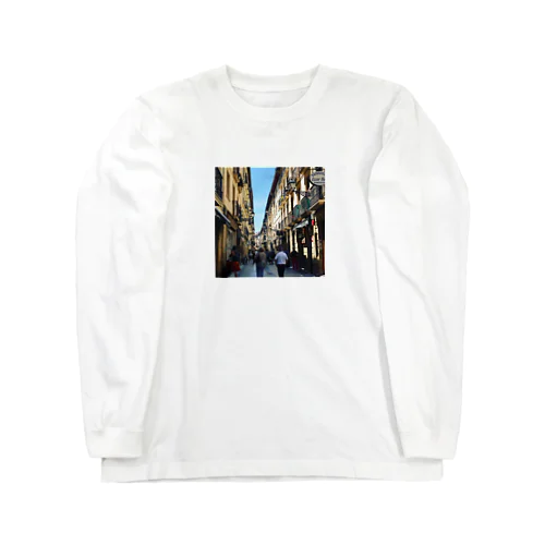 バスクのバル　風景 Long Sleeve T-Shirt