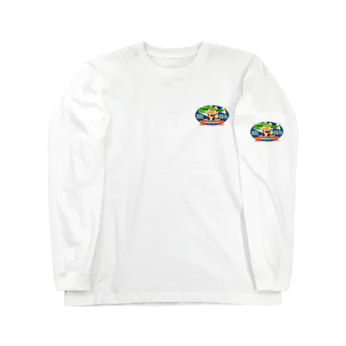 『釣り吉お稲荷ちゃん🎣🦊』Ａ楕円型 Long Sleeve T-Shirt