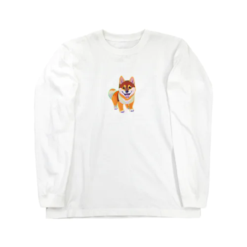 しば犬　ポチ公 Long Sleeve T-Shirt