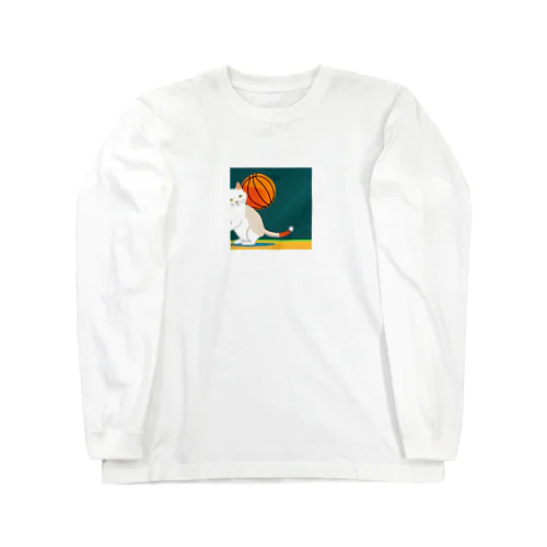 バスケにゃん Long Sleeve T-Shirt