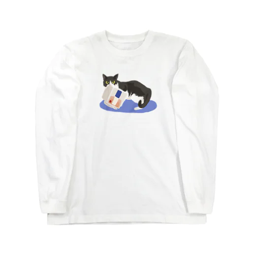 食パン泥棒てんちゃん Long Sleeve T-Shirt