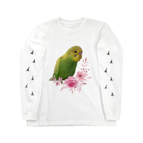 セキセイインコのこつぶちゃん Long Sleeve T-Shirt