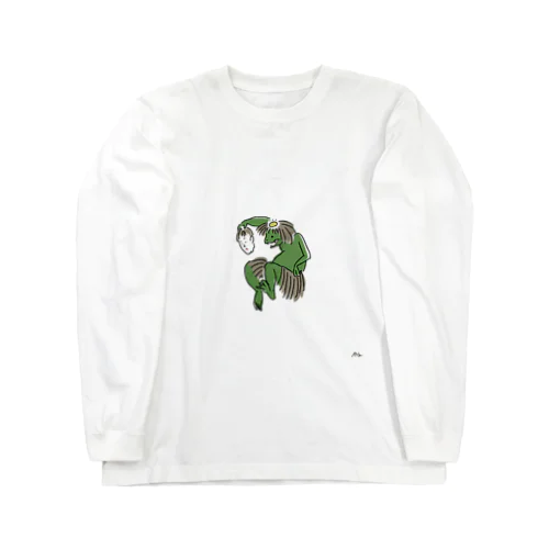 【カッパさん🥒】 ロングスリーブTシャツ