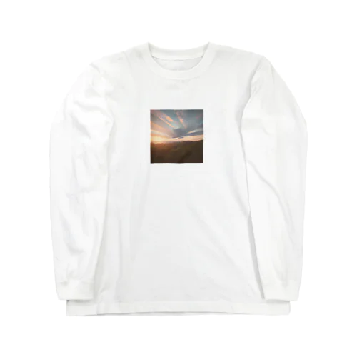 空《夕日》 Long Sleeve T-Shirt