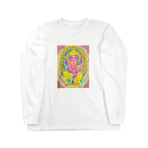 ピンクガネーシャ Long Sleeve T-Shirt