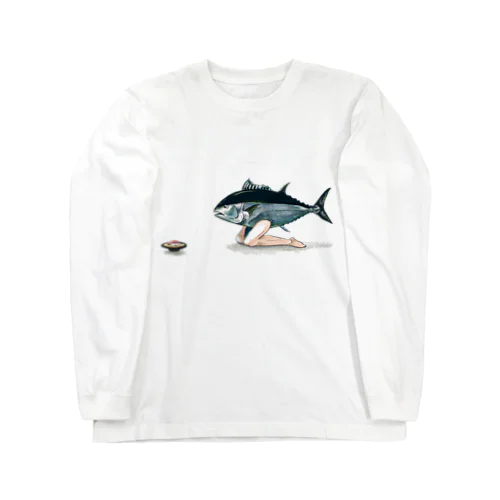 まぐろ君 Long Sleeve T-Shirt