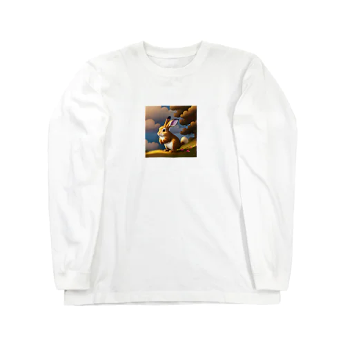 アニメちっくなうさぎ Long Sleeve T-Shirt