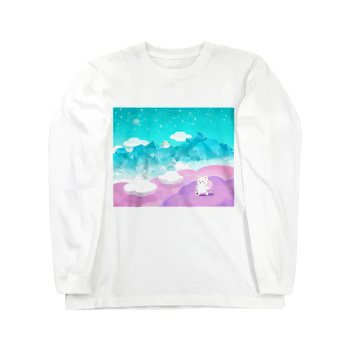 くまちゃんのもこもこジャーニー Long Sleeve T-Shirt