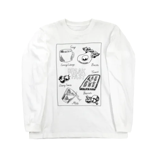 朝ごはん Long Sleeve T-Shirt