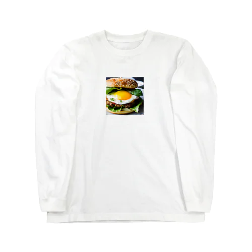 半熟とろけるハンバーグ チーズ愛好家の夢！ Long Sleeve T-Shirt