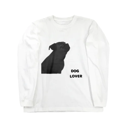 DOG LOVER（パグ） Long Sleeve T-Shirt