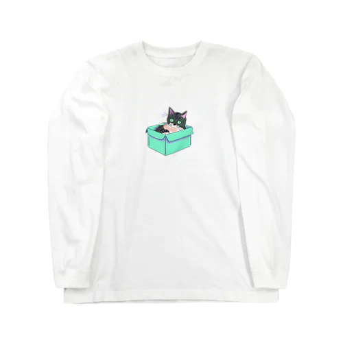 ダンボール猫 Long Sleeve T-Shirt