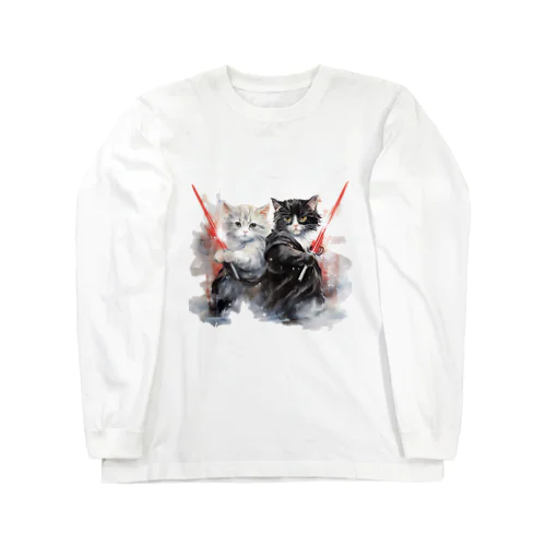 ジェダイ猫｜Jedi cats Long Sleeve T-Shirt