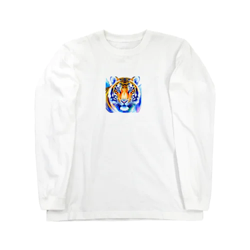 ワイルドな虎🐯 ロングスリーブTシャツ