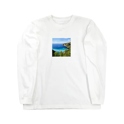 海辺で　ゆったり　バカンス Long Sleeve T-Shirt