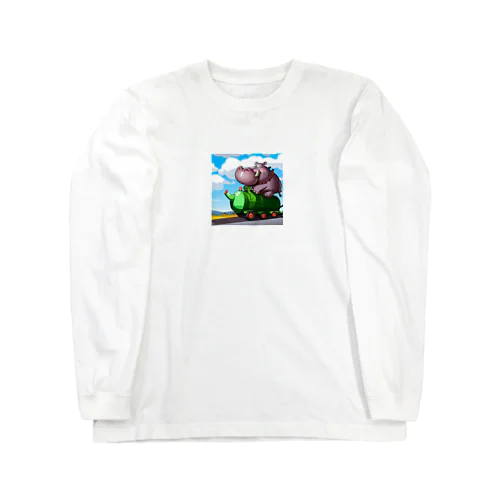 カバのhippo君 Long Sleeve T-Shirt