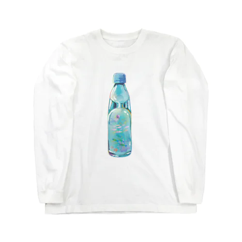 ラムネ瓶の小さな海 Long Sleeve T-Shirt