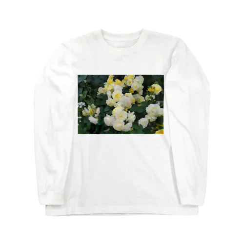 黄色い薔薇の花 Long Sleeve T-Shirt