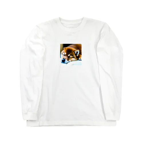 小柴の居眠り Long Sleeve T-Shirt