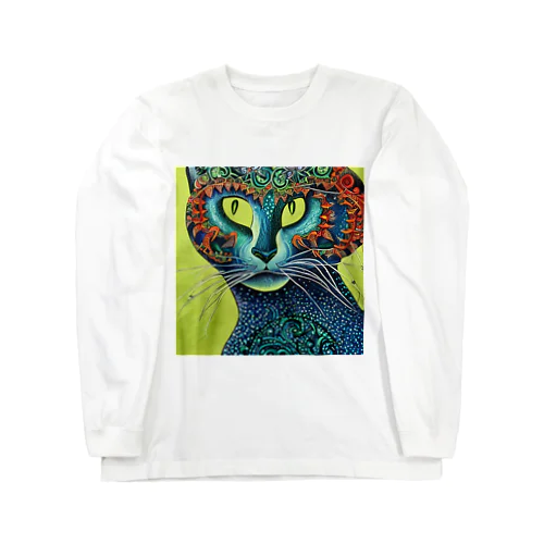 botanical cat ロングスリーブTシャツ