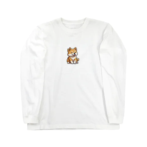 子ども好きの柴まるくん Long Sleeve T-Shirt