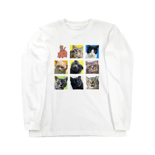 交流猫ズ スター軍団 Long Sleeve T-Shirt