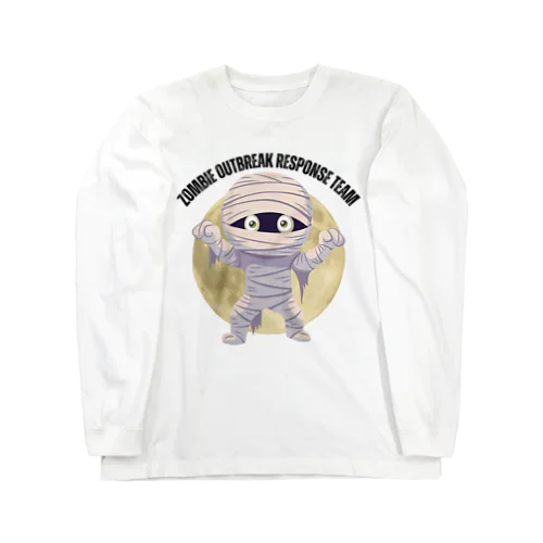 ハロウィン　かわいいミイラデザインス Long Sleeve T-Shirt