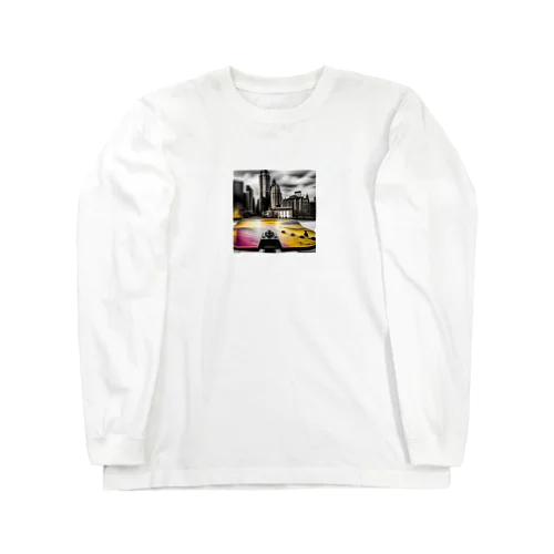 city on the skateboad Long Sleeve T-Shirt