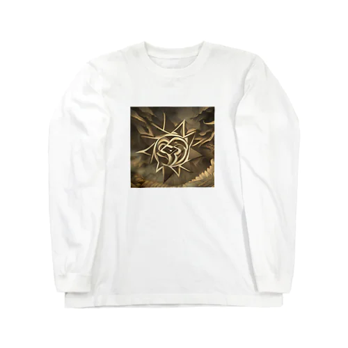 太陽アート加工 Long Sleeve T-Shirt