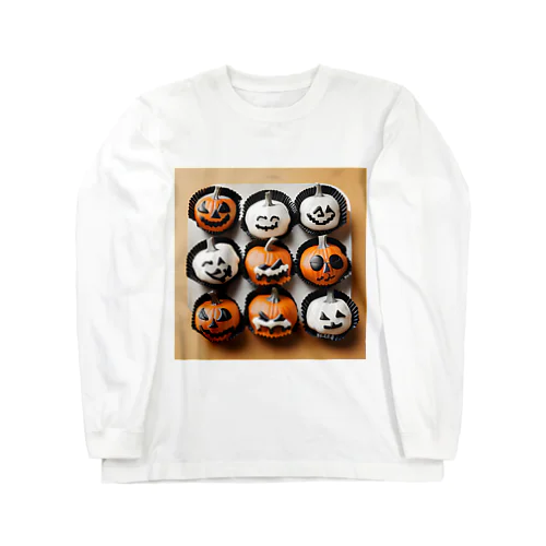 ハロウィンお菓子なキャラクターズ Long Sleeve T-Shirt