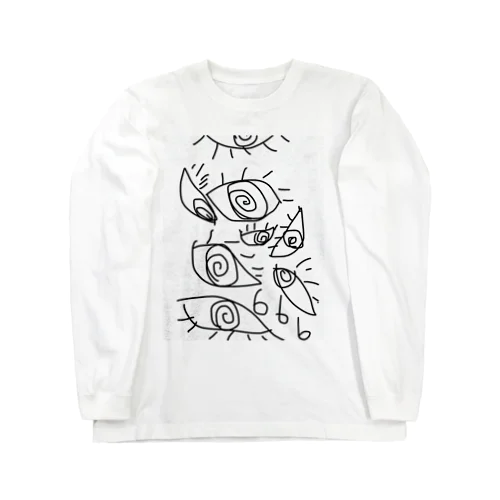 眼球スロット Long Sleeve T-Shirt