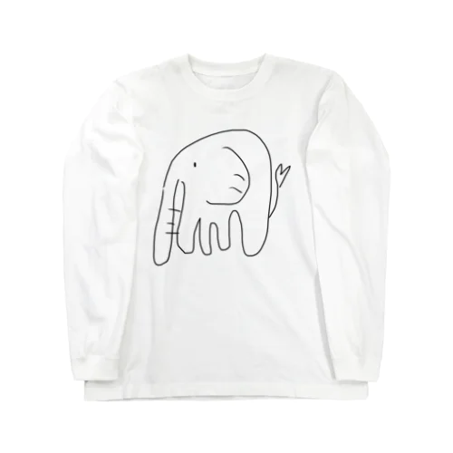 ゾウ(主張) Long Sleeve T-Shirt