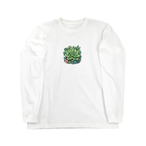 プランツパラダイス多肉 Long Sleeve T-Shirt