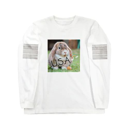 ウサギデザイン Long Sleeve T-Shirt