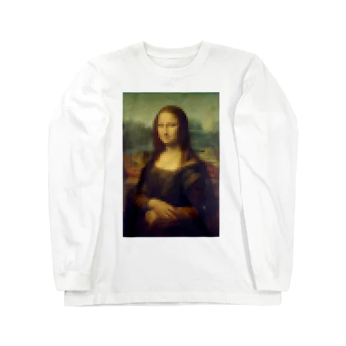 モザイクの女性 -the Mona Lisa モナ・リザ- ロングスリーブTシャツ