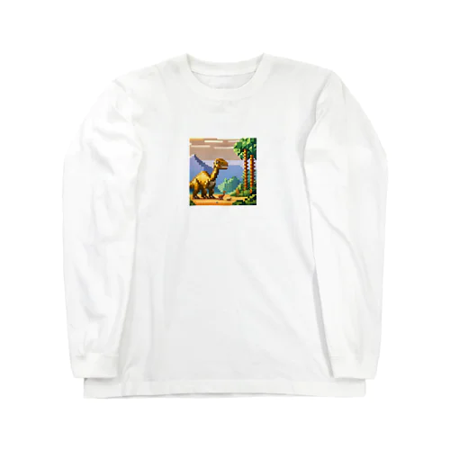 ドット絵マイアサウラ Long Sleeve T-Shirt