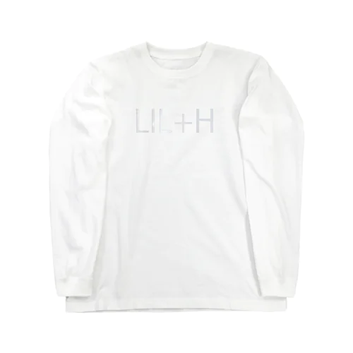 [LIL+H] ロゴ (white) ロングスリーブTシャツ