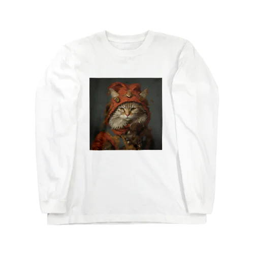 ドット猫 グッズ Long Sleeve T-Shirt