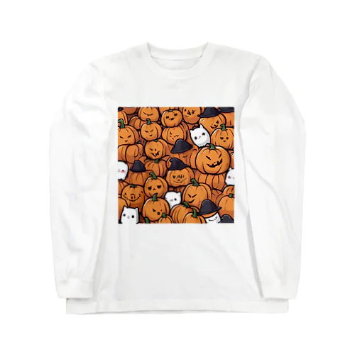 ハロウィン　かぼちゃグッズ Long Sleeve T-Shirt
