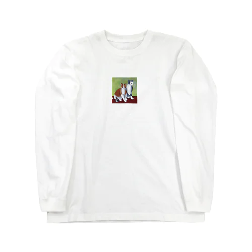 二匹の猫 Long Sleeve T-Shirt