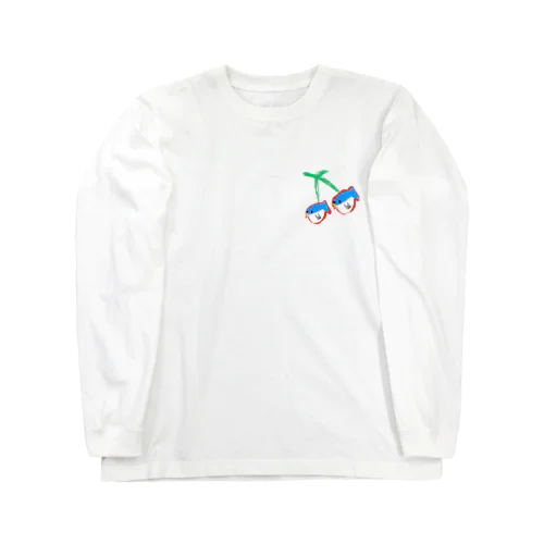 ぱちわかめのパーカーばんざい Long Sleeve T-Shirt