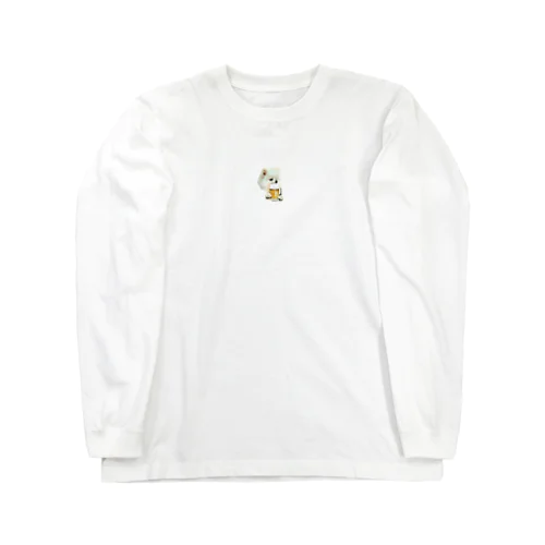 ビール好きの犬 Long Sleeve T-Shirt