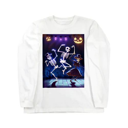 ハロウィンスケルトンダンス01 Long Sleeve T-Shirt