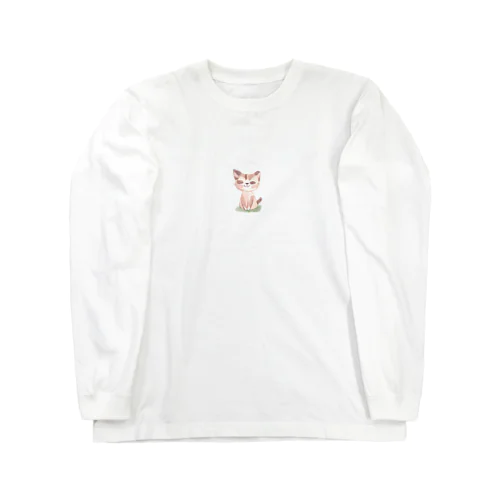 かわいい猫ちゃんグッズ ロングスリーブTシャツ