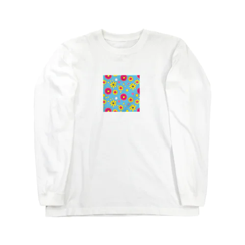 flower ロングスリーブTシャツ