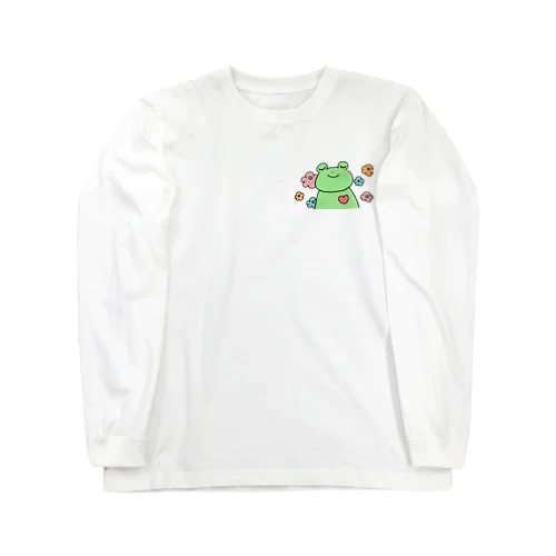 愛と癒しのかえるくん Long Sleeve T-Shirt