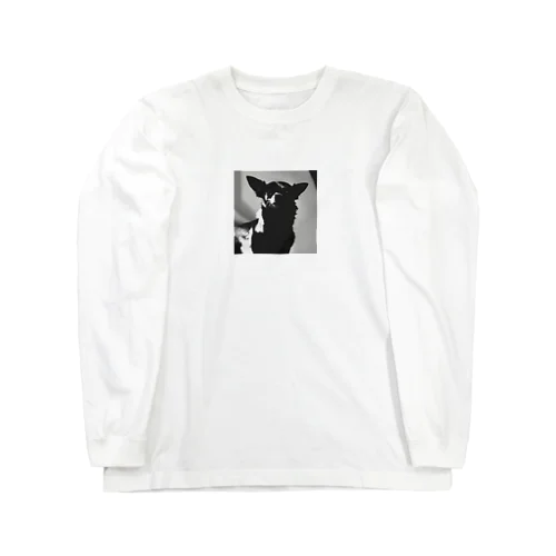 モノクローム・カノン：チワワのスタイル Long Sleeve T-Shirt